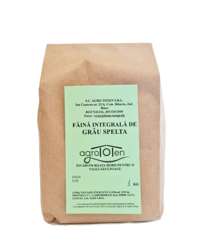 Făină integrală de grâu spelta